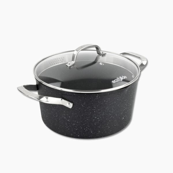 Eaziglide Neverstick2 24cm Deep Casserole Pot with Lid