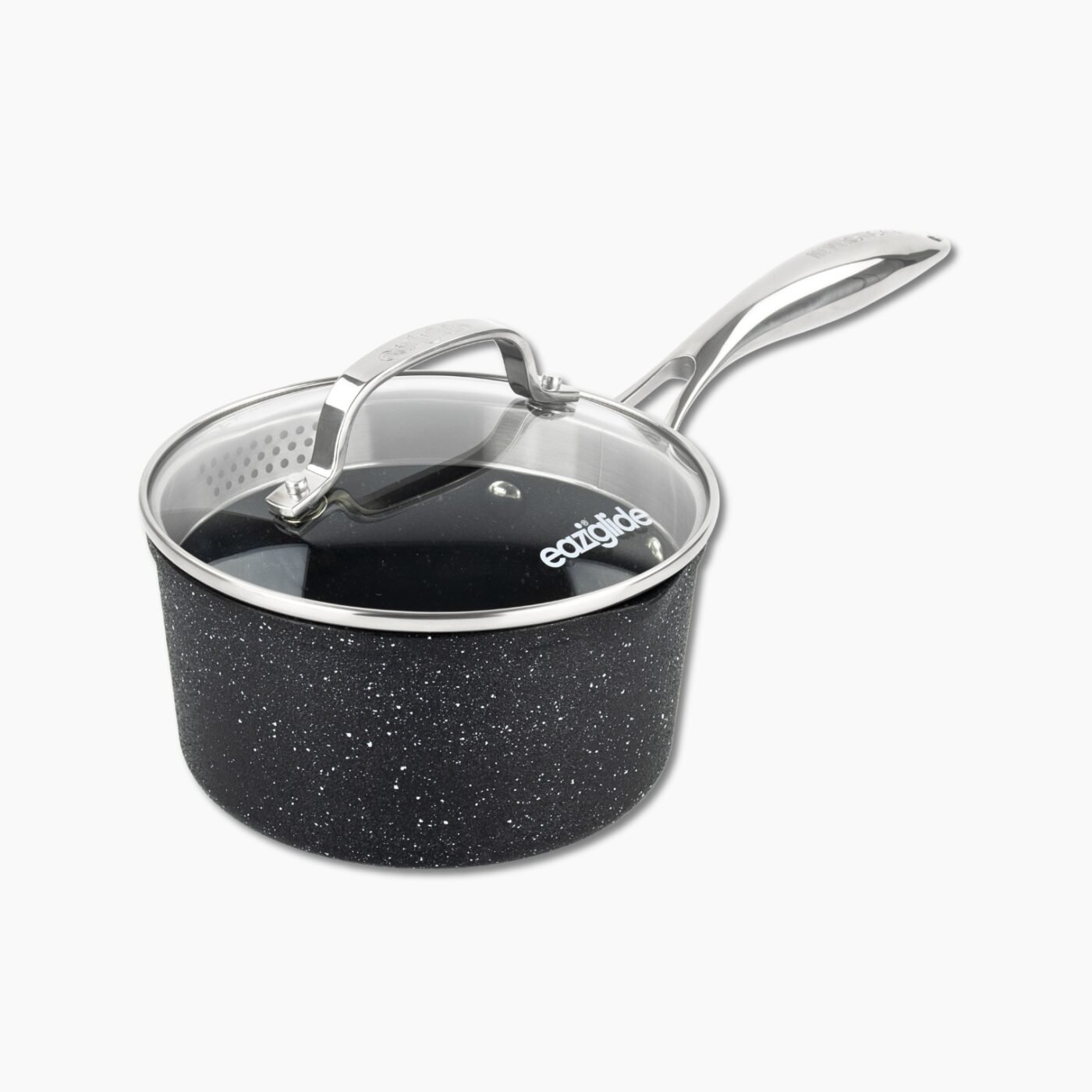 Eaziglide Neverstick2 16cm Saucepan - Small Non Stick Saucepan with Lid