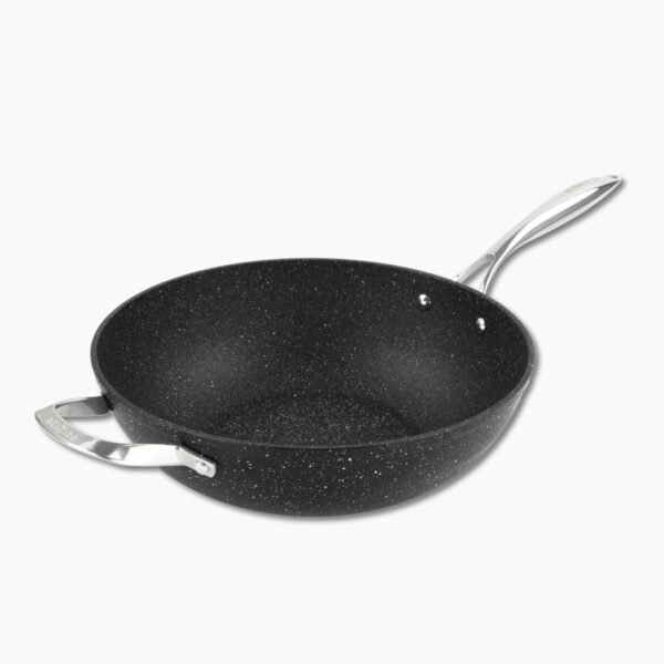 Eaziglide Neverstick2 32cm Wok Pan - Large Non Stick Stir Fry Pan