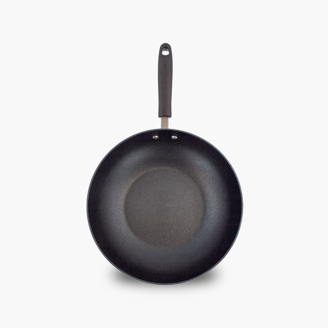 Brag BRA Nordik Wok 28 cm, Forged Aluminium with Non-Stick, Suitable for  All Hobs Including Induction