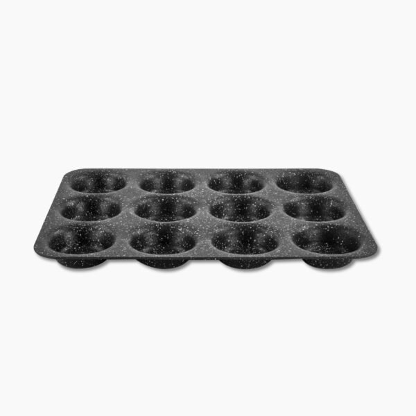 Eaziglide Neverstick2 12 Cup Cupcake Tray - Large Muffin Tray for Oven