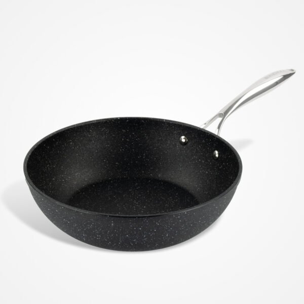 Eaziglide Neverstick2 28cm Wok Pan for Stir-Frying Noodles, Vegetables, and Rice