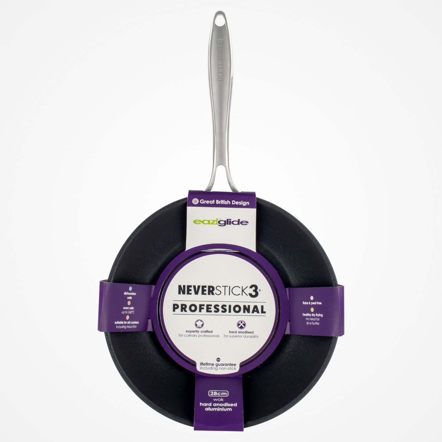 Neverstick3 professional 28cm wok - Image 6