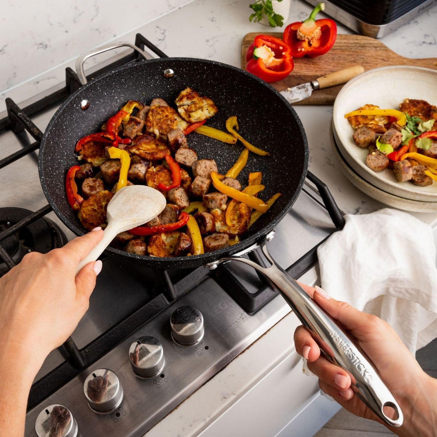 Neverstick2 30cm frying pan - Image 2