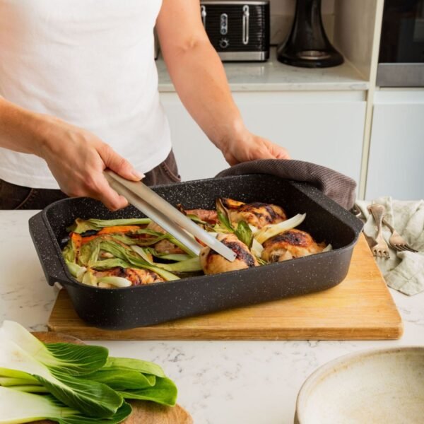 Eaziglide Neverstick2 34cm Roaster for Hob to Oven Cooking