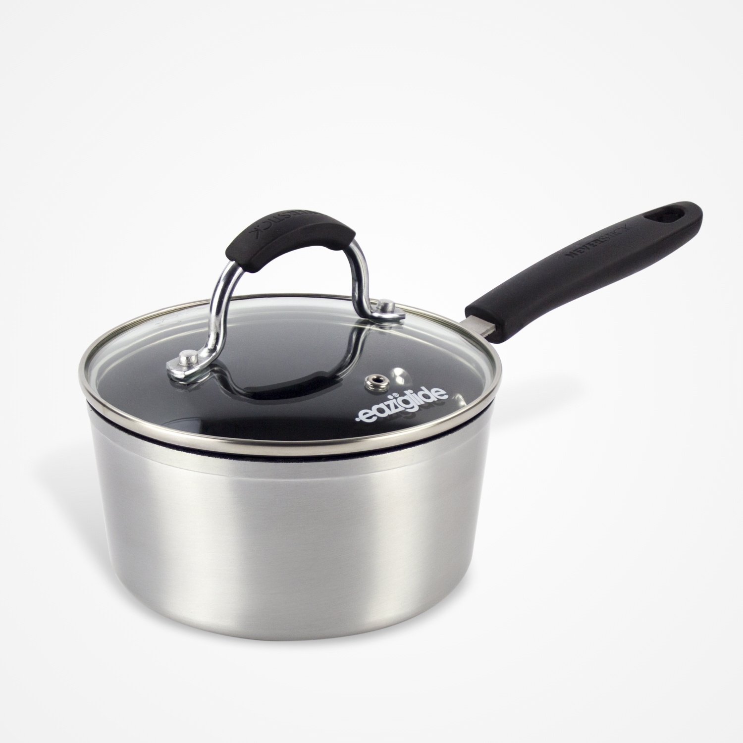 Eaziglide Neverstick+ 16cm Saucepan for Cooking Smaller Portions