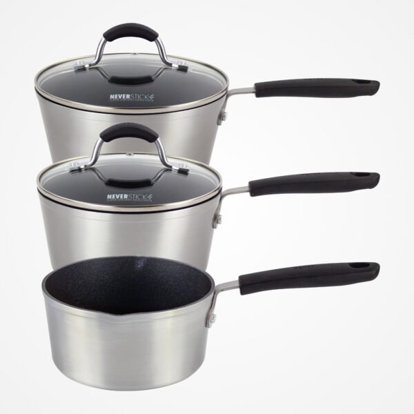 Eaziglide Neverstick+ 5 Piece Pan Set