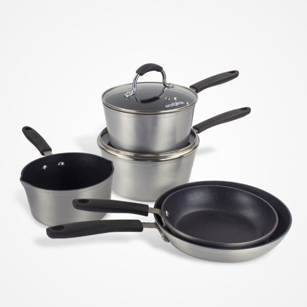 Eaziglide Neverstick+ 5 Piece Pan Set